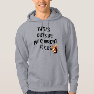 This Is Outside My Current Focus Squirrel Hoodie