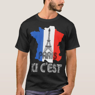 This Is Paris Ici Cest Paris Welcome 2024 To City  T-Shirt