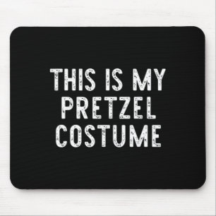 This is Pretzel Costume Halloween Funny Easy Kids Mouse Pad