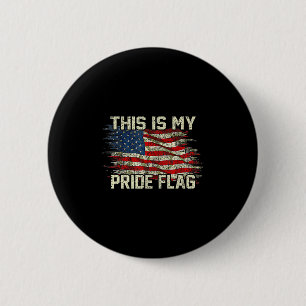 This is pride flag usa american 4th of july - 2Thi 6 Cm Round Badge