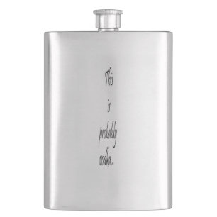 This is probably vodka hip flask