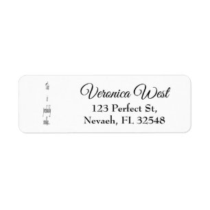 This is probably vodka return address label