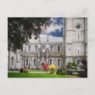 This is Saint Patricks Cathedral Dublin-Ireland Postcard