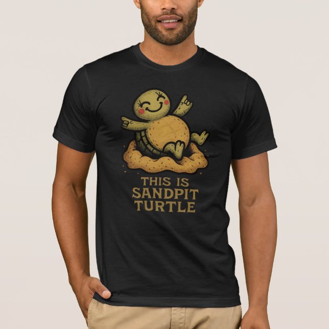 This Is Sandpit Turtle cute metalcore T-shirt (Front)