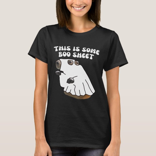 This is Some Boo Sheet Capybara. T-Shirt (Front)