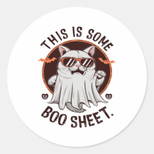 This is Some Boo Sheet Classic Round Sticker