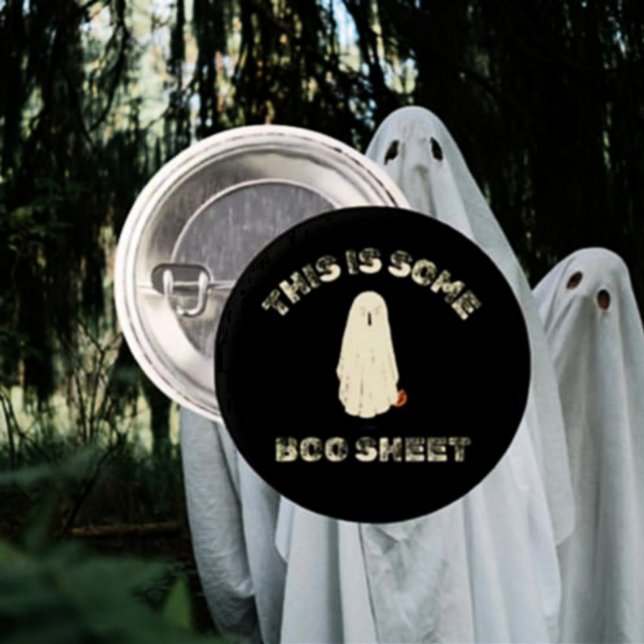 This is Some Boo Sheet – Funny Halloween Ghost  3 Cm Round Badge (Creator Uploaded)