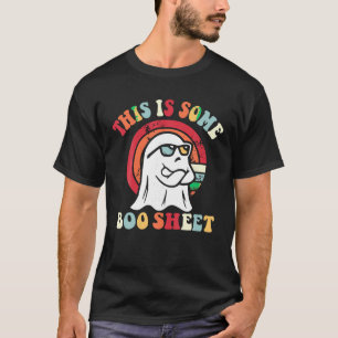 This Is Some Boo Sheet Funny Halloween Ghost Retro T-Shirt