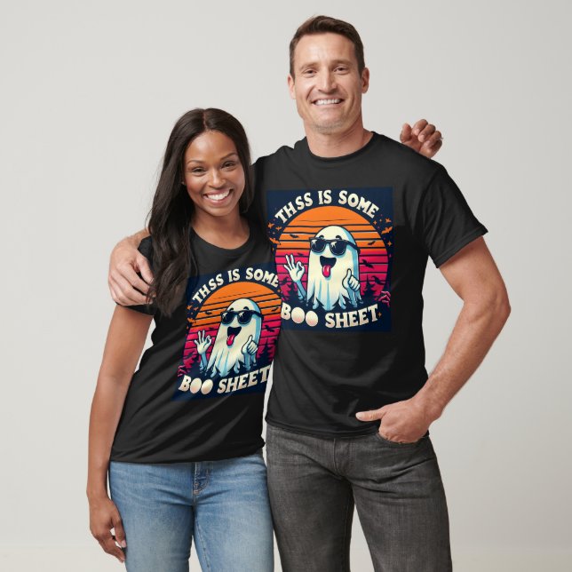 This is Some Boo Sheet Funny Halloween Ghost  T-Shirt (Unisex)