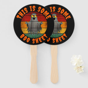 This is some boo sheet funny vintage ghost hand fan