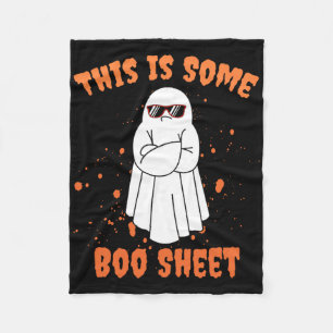 This Is Some Boo Sheet Ghost Fun Halloween Fleece Blanket