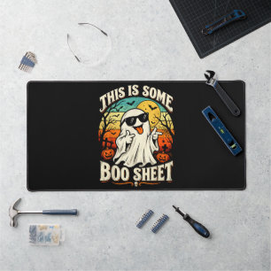This is Some Boo Sheet Ghost Funny Halloween Desk Mat