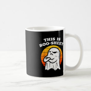This is Some Boo-Sheet Ghost Retro Funny Halloween Coffee Mug