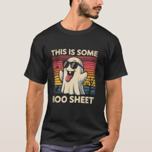 This is Some Boo Sheet Ghost Retro Funny Halloween T-Shirt