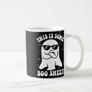This Is Some Boo Sheet Ghost Retro Halloween Costu Coffee Mug