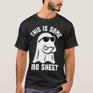 This Is Some Boo Sheet Ghost Retro Halloween Costu T-Shirt