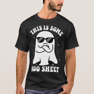 This Is Some Boo Sheet Ghost Retro Halloween Costu T-Shirt