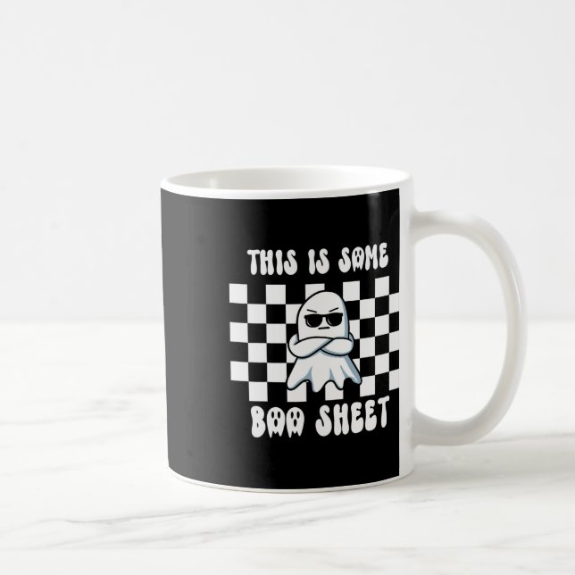 This Is Some Boo Sheet Halloween  Coffee Mug (Right)