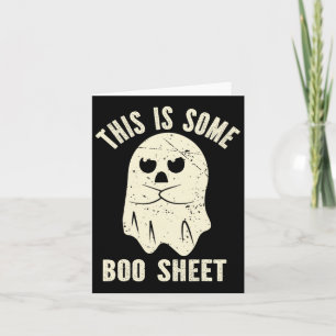 This Is Some Boo Sheet Halloween Costume 1 Card