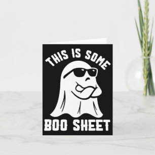 This Is Some Boo Sheet Halloween Ghost Card