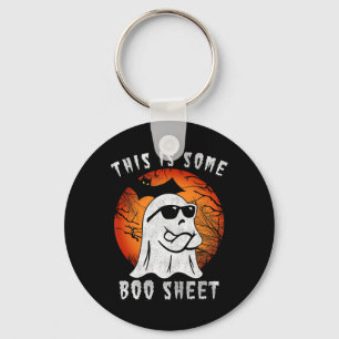 This Is Some Boo Sheet Halloween Ghost Fun Gifts M Key Ring