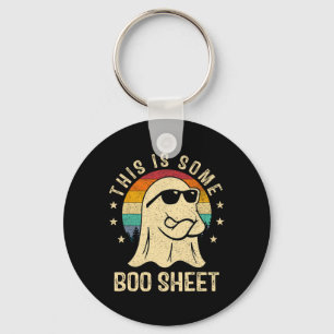 This Is Some Boo Sheet Halloween Ghost Fun Men Wom Key Ring