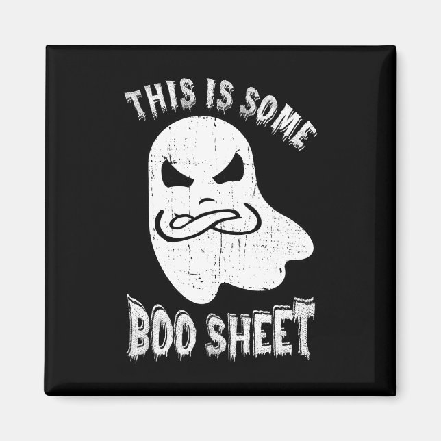 This Is Some Boo Sheet Halloween Ghost Fun Men Wom Magnet (Front)