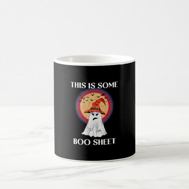 This Is Some Boo Sheet Halloween Ghost Funny Coffee Mug (Center)