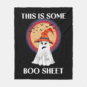 This Is Some Boo Sheet Halloween Ghost Funny Fleece Blanket