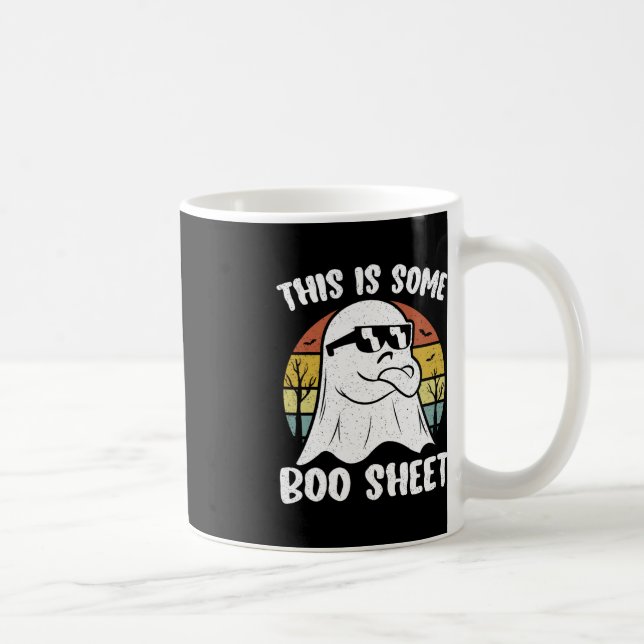 This Is Some Boo Sheet Halloween Ghost Funny Gift  Coffee Mug (Right)