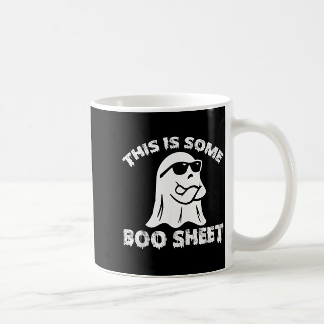 This Is Some Boo Sheet Halloween Ghost Funny Gift Coffee Mug (Right)