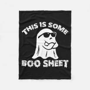 This Is Some Boo Sheet Halloween Ghost Funny Gift Fleece Blanket