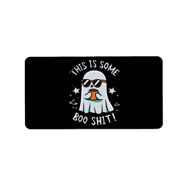 This is Some Boo Sheet Label (Front)