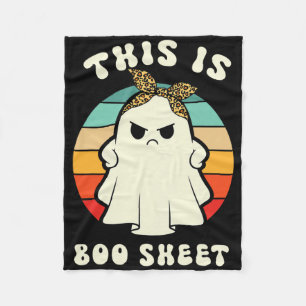 This Is Some Boo Sheet Lazy Fun Halloween Costume Fleece Blanket