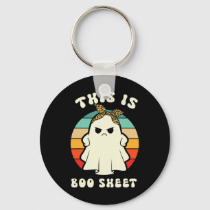 This Is Some Boo Sheet Lazy Fun Halloween Costume Key Ring