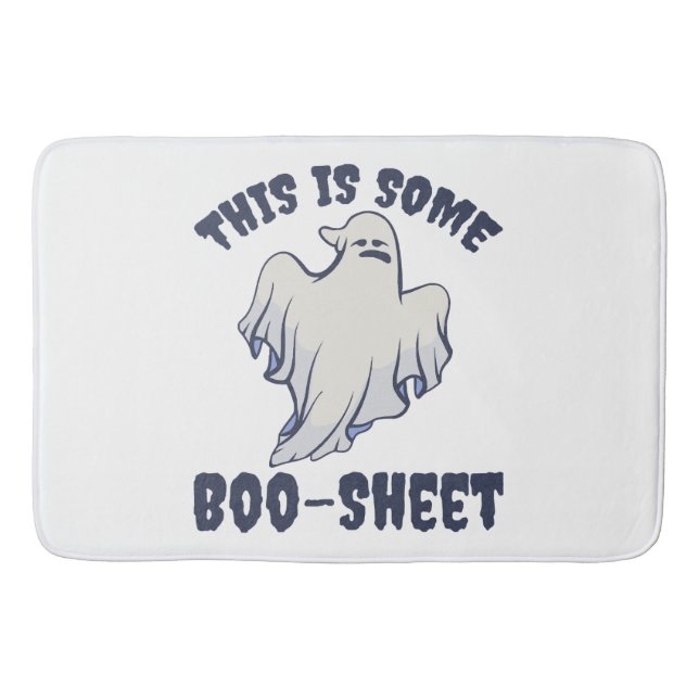 This is some Boo Sheet Sassy Ghost  Bath Mat (Front)