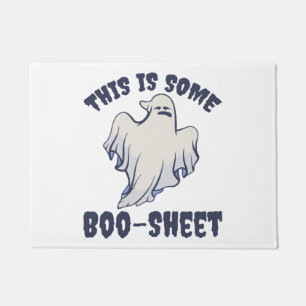 This is some Boo Sheet Sassy Ghost Doormat