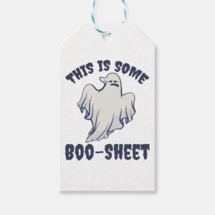This is some Boo Sheet Sassy Ghost  Gift Tags