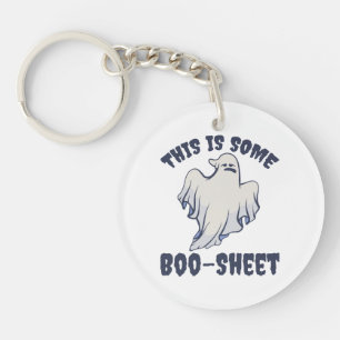 This is some Boo Sheet Sassy Ghost Key Ring
