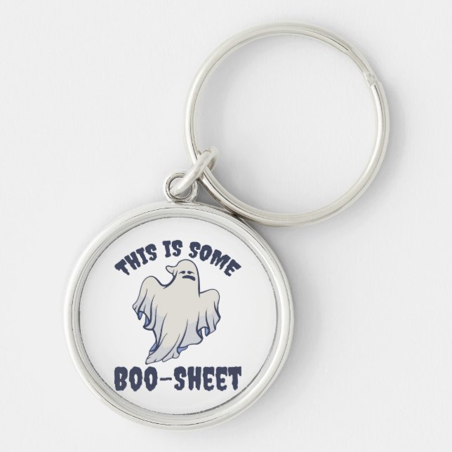 This is some Boo Sheet Sassy Ghost  Key Ring (Front)