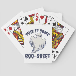 This is some Boo Sheet Sassy Ghost  Playing Cards