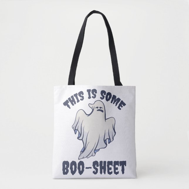 This is some Boo Sheet Sassy Ghost  Tote Bag (Front)