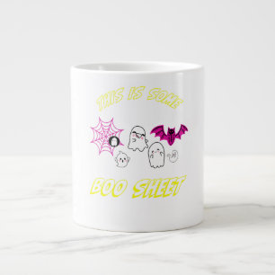 This Is Some Boo Sheet – Spooky Halloween Sarcasm Large Coffee Mug