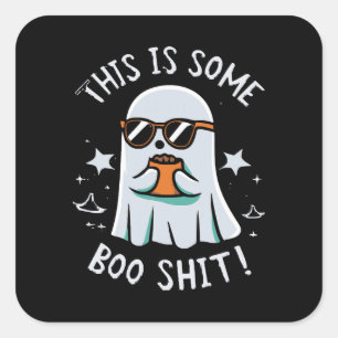 This is Some Boo Sheet Square Sticker