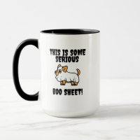 This is Some Serious Boo Sheet Funny Dog Mug