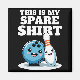 This Is Spare Bowling Funny Bowler Men Women Kids Magnet