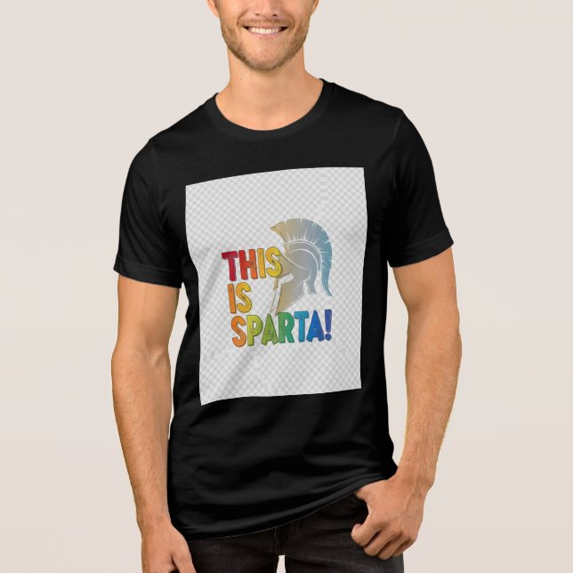   This Is Sparta!. Tri-Blend Shirt (Front)