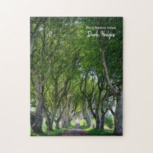 This is the Dark Hedges -Northern Ireland Jigsaw Puzzle