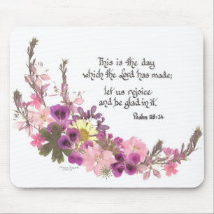This is the day, Psalm 118:24 Mouse Pad