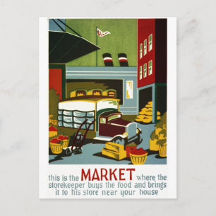 This is the Market Postcard